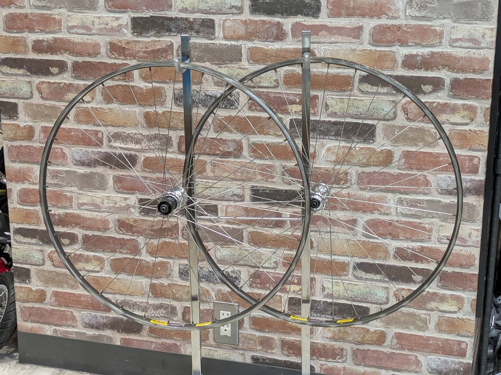 手組ホイールセット TU 700c MAVIC GP4 / SHIMANO DURA-ACE 7400ハブ【カウマン戸塚】 【中古】