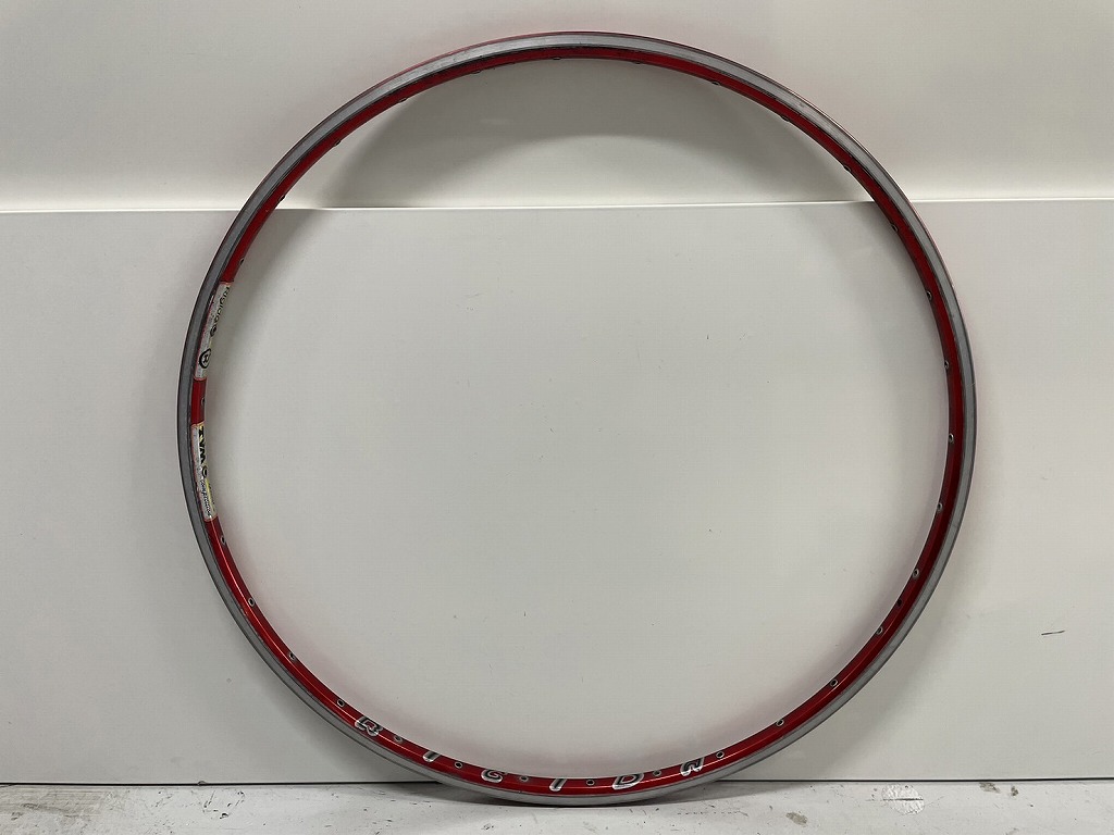 リジダ RIGIDA リム 700c 32H 15mm RED ＴＶＭ　FARMFRITES TEAM REP【カウマン鎌倉】 【中古】