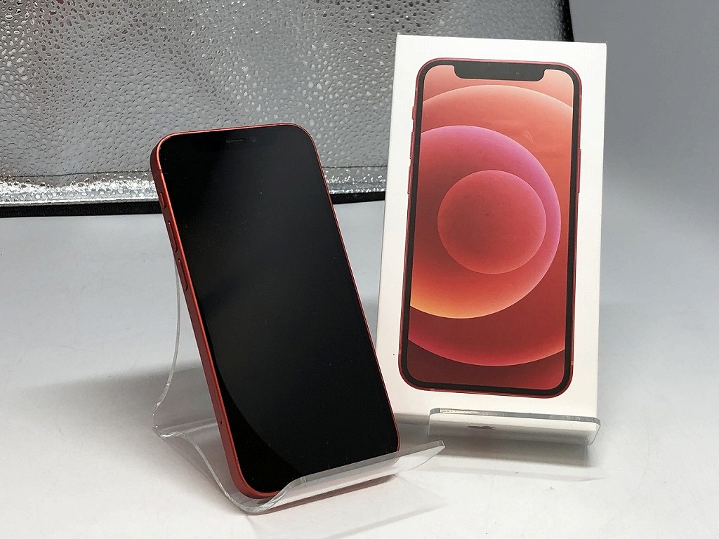 アップル Apple iPhone 12 mini レッド MGAE3J/A 【中古】
