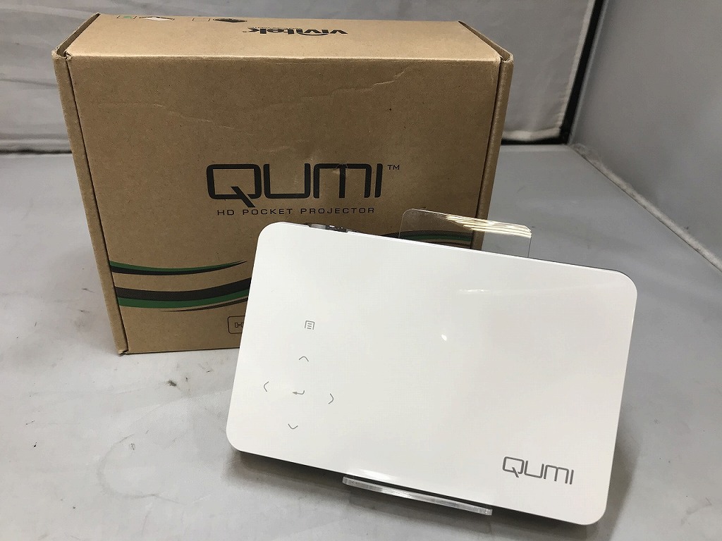 ヴィヴィテック VIVITEK ミニプロジェクター ホワイト Q2－Ｗ 【中古】
