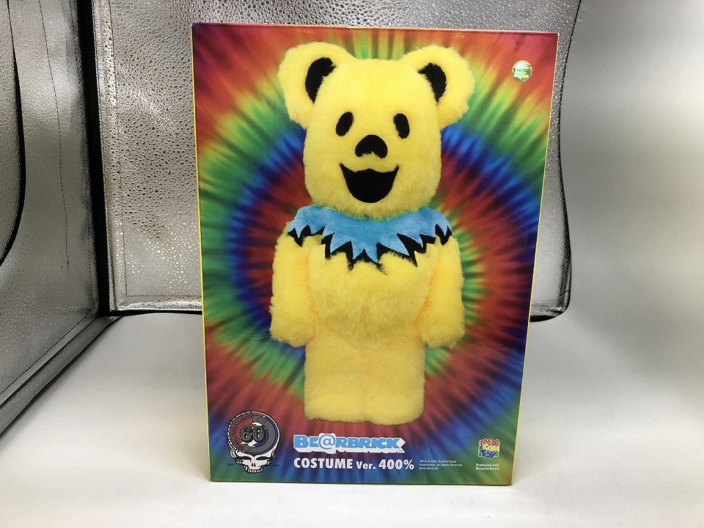 【全品ポイント10倍！】【期間限定セール】メディコム・トイ メディコム・トイ BE@RBRICK GRATEFUL DEAD DANCING BEARS COSTUME Ver. イエロー 【中古】
