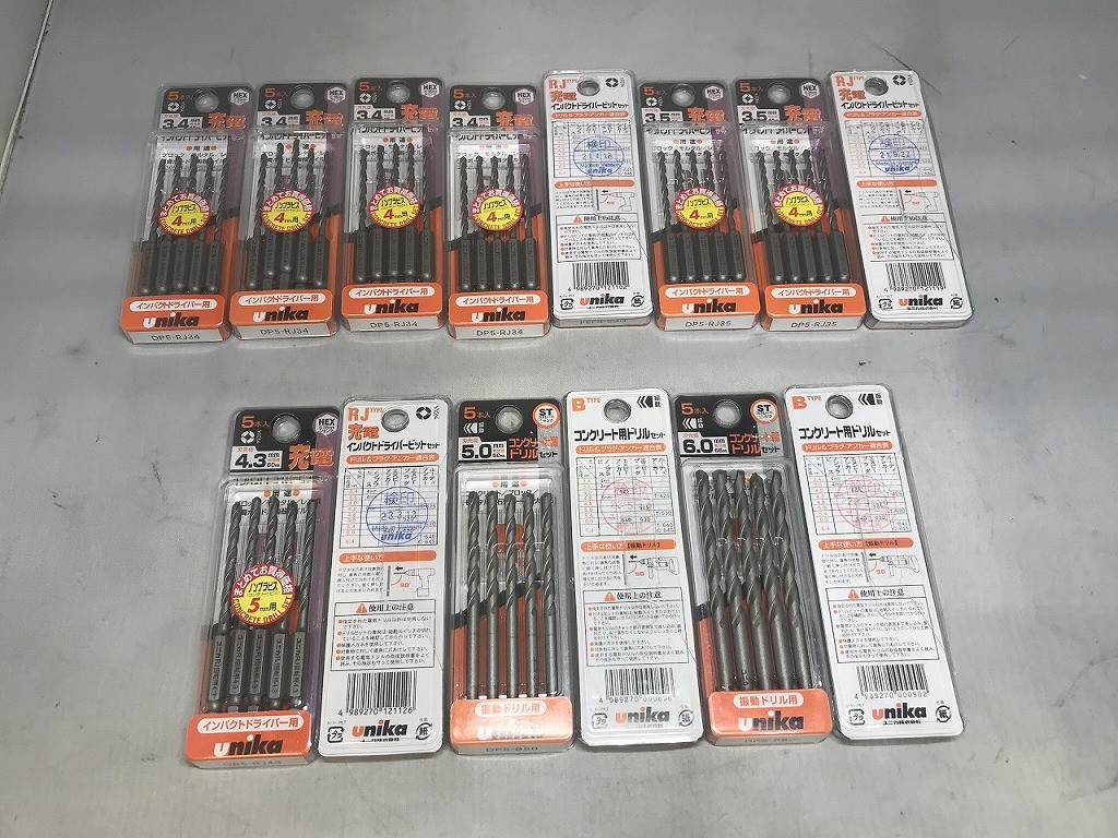 【継続期間押さえる大売り出し】【未当て嵌める】 ユニカ UNIKA 申し受けるドライバービットドリル DP5-RJ34