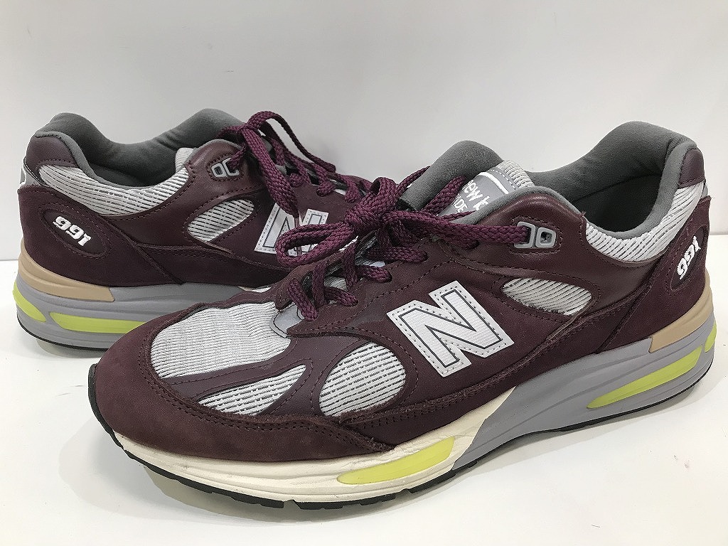 【継続期間制限事項大売り出し】ニュー平衡にする new balance ニュー平衡にする PATTA二人三脚 991 U991PD2 【中古】