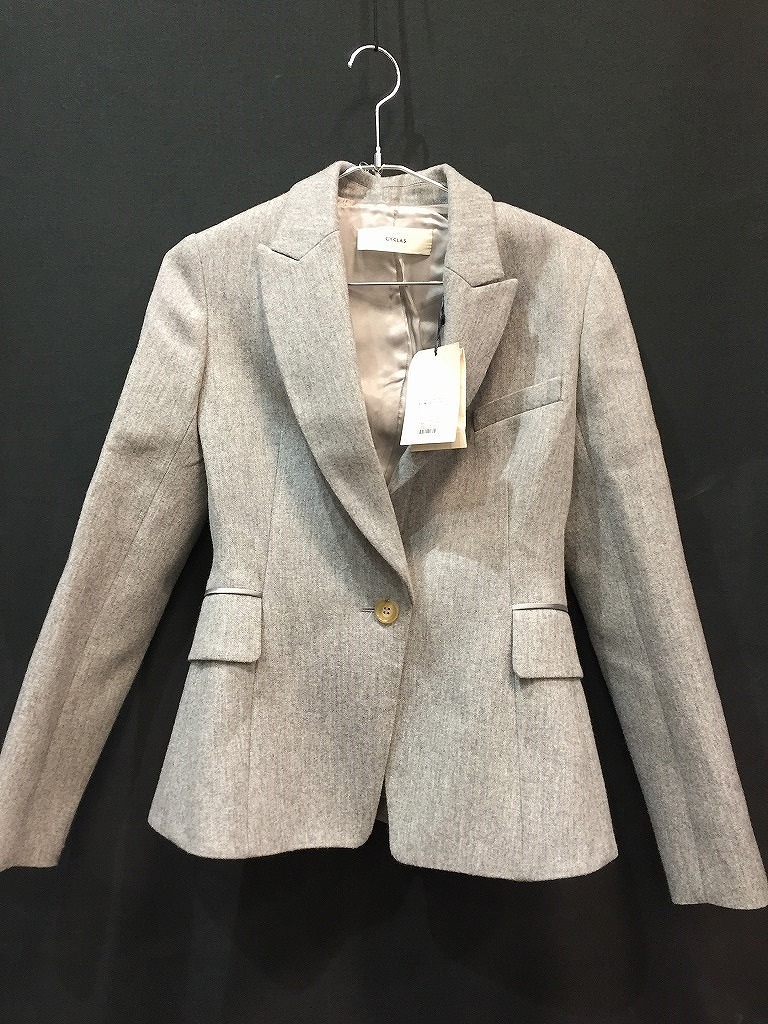 【全品ポイント10倍！要エントリー】【期間限定セール】シクラス cyclas cyclas ウールジャケット wool flannel peaked lapel jacket 【中古】｜ワットマン店