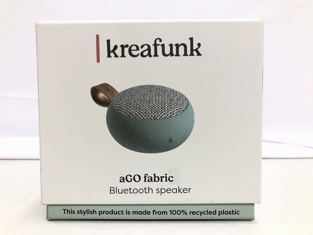 【継続期間押さえる大売り出し】【未当て嵌める】 クレアファンク Kreafunk 雨合羽無線電話金棒引き ダスティグリーン aGO II fabric