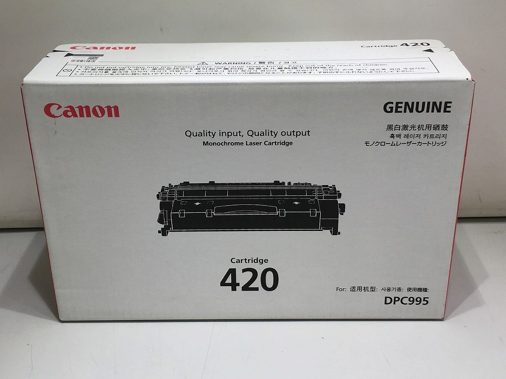 キヤノン Canon ジャンク モノクロームレーザーカートリッジ Cartridge 420 【中古】