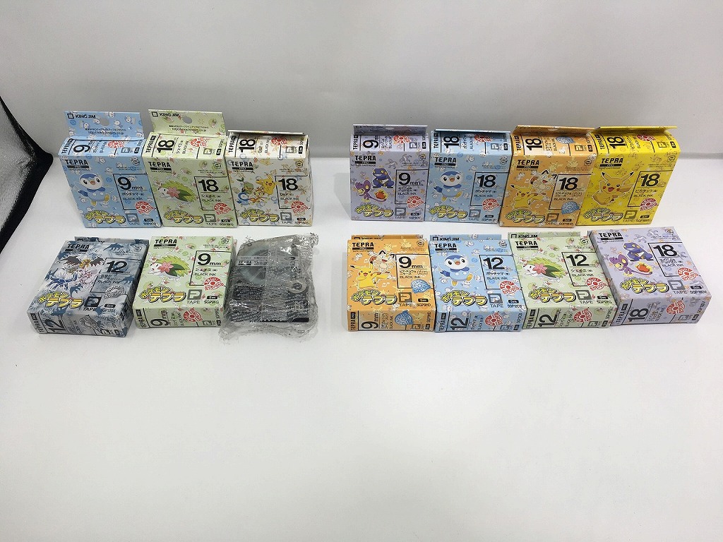 第一人者体育館 KING JIM ジャンク ポケモンテプラ 磁気テープ仕掛ける 【中古】