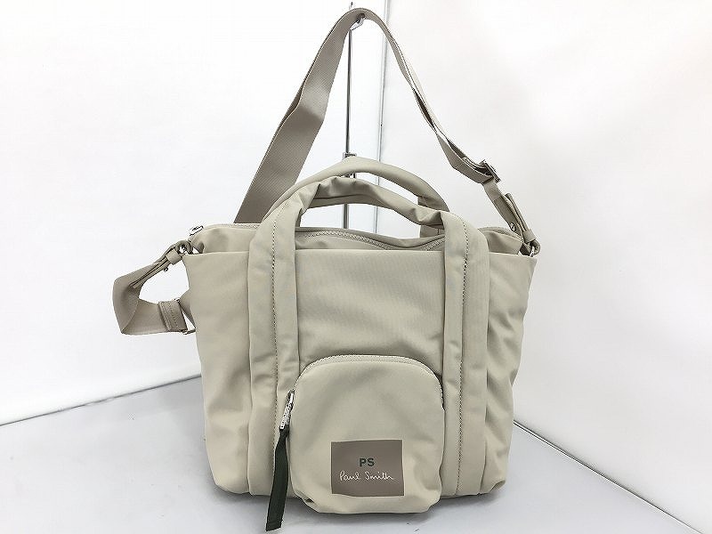 ポールスミス Paul Smith 2Wayハンドショルダー/ショルダーバッグ/ハンドバッグ アイボリー 【中古】