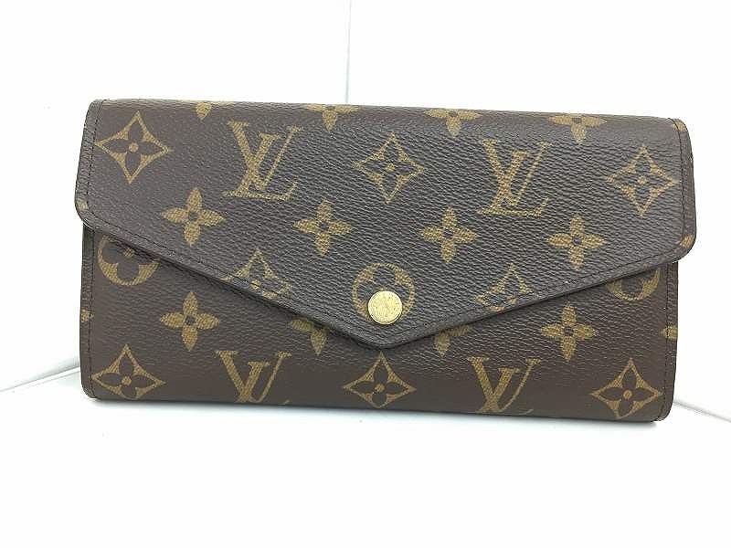 ルイ・ヴィトン LOUIS VUITTON ポルトフォイユサラ / 長紙入れ モノグラム/赤銅色系 M60531 【中古】