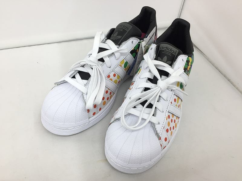 アディダス adidas SUPERSTAR PRIDEPACK  スニーカー 白いこと/派手 ＣＭ７８０２ 【中古】