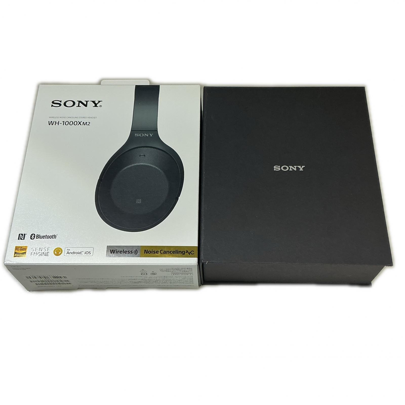 ソニー sonny オーディオかかわり合い WH-1000XM2 黒いこと【中古】