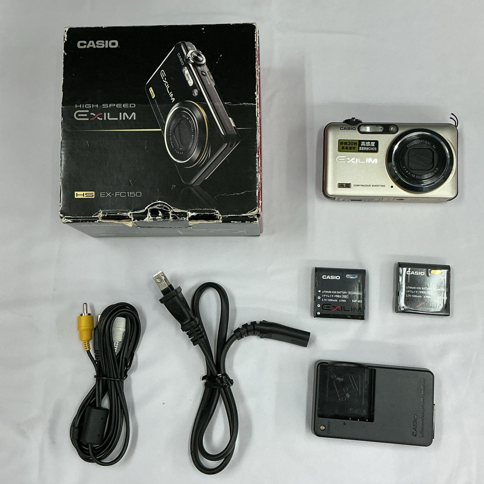 【全品ポイント10倍!要エントリー】【期間限定セール】EXILIM デジタルカメラ EX-FC150 ゴールド【中古】|ワットマン店