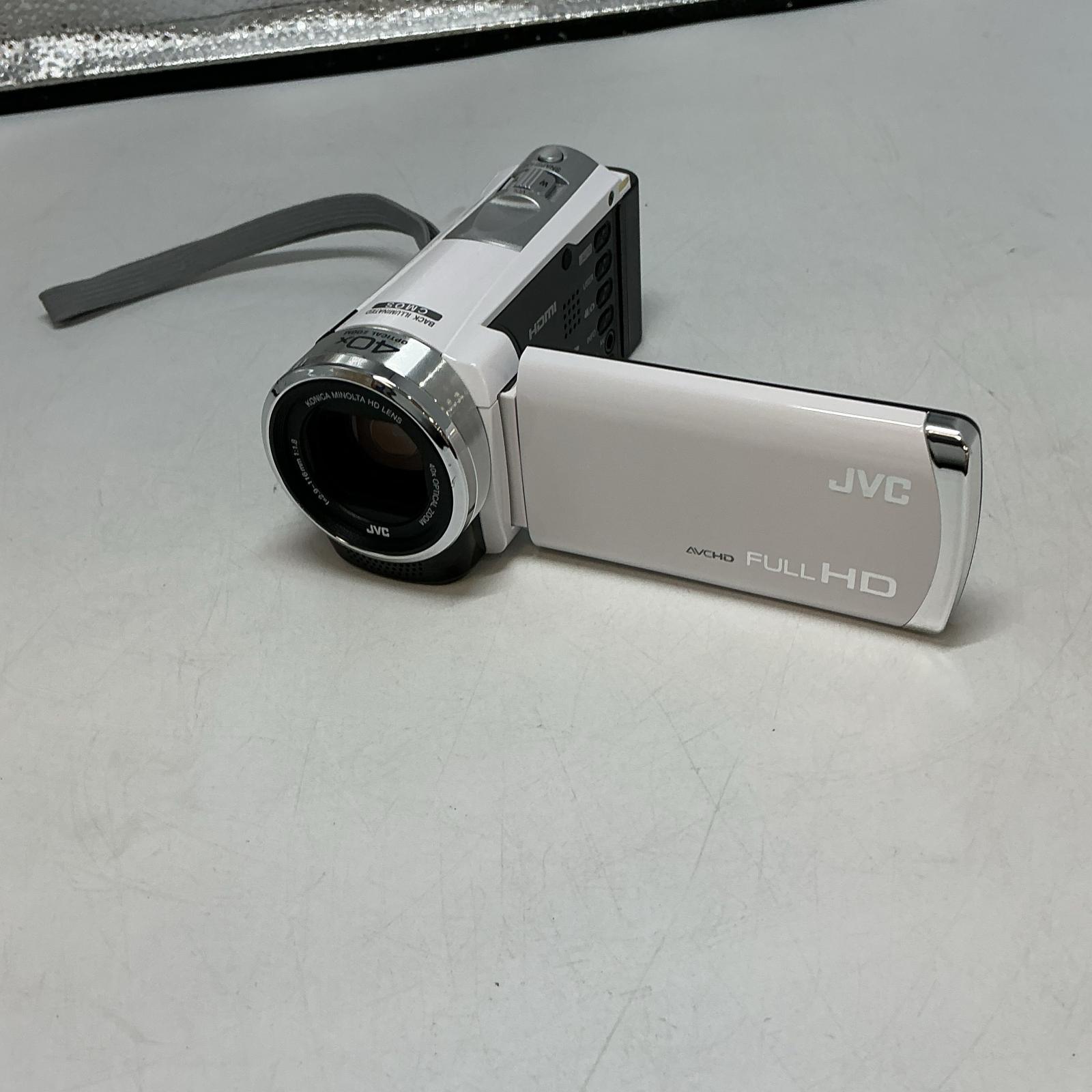 JVC テレビカメラ GZ-HM99-W 白いこと【中古】