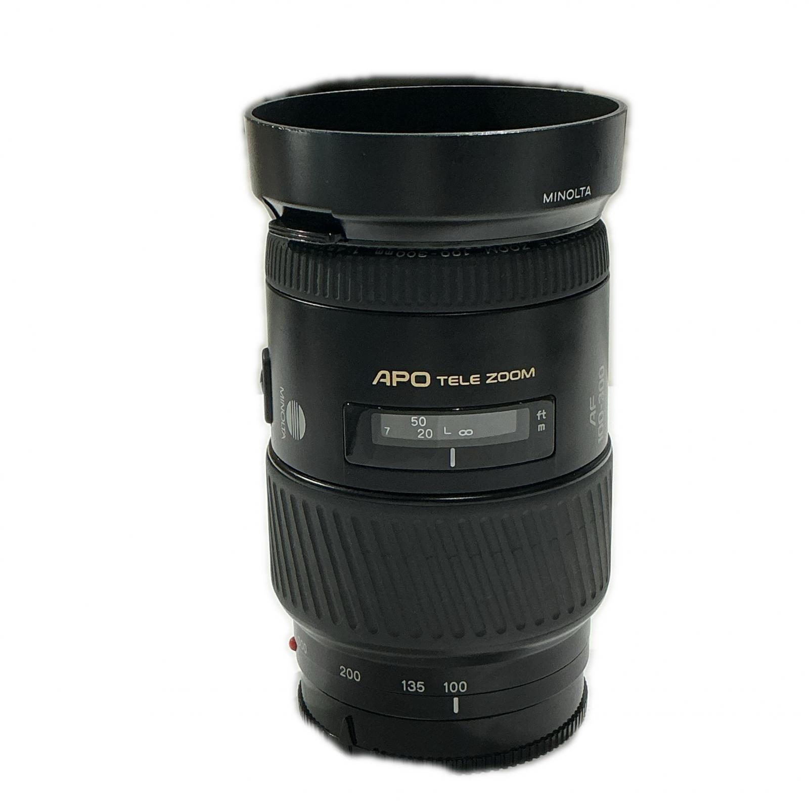 【継続期間制限事項大売り出し】ミノルタ ミノルタ 取り替えっこ水晶体 Minolta AF APO Tele 100-300粍 F4.5-5.6【中古】