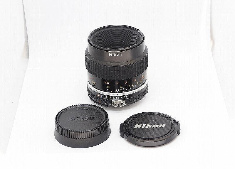 ニコン Nikon 単興味の中心水晶体 人工知能学 Micro-Nikkor 55粍 f/2.8S 【中古】