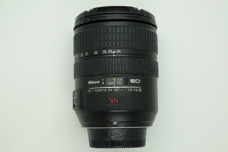 【継続期間押さえる大売り出し】ニコン Nikon Fマウント 水晶体 フルサイズ AF-S VR Zoom-Nikkor 24-120粍 f/3.5-5.6G IF-ED 【中古】