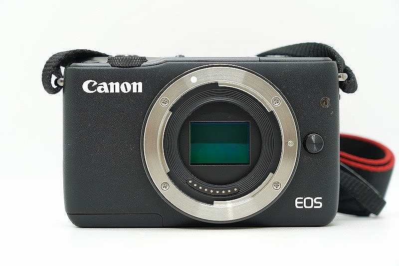 【継続期間押さえる大売り出し】キヤノン Canon 鏡鑑受け答え一眼 上半身 APS-C 黒いこと EOS M10 【中古】