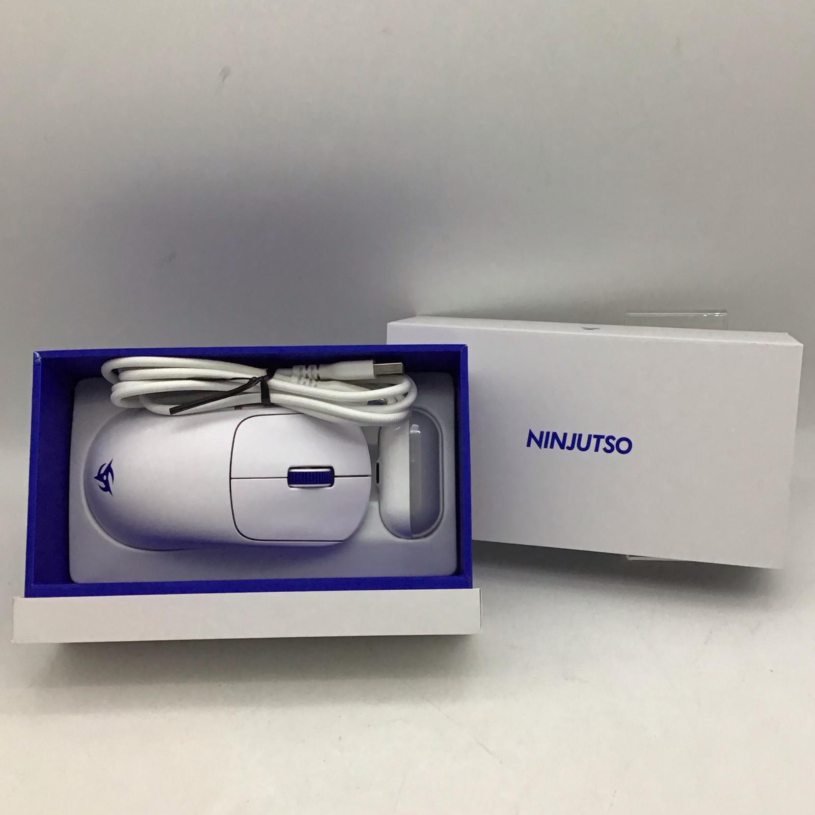 Ninjutsu ゲーミングマウス 白いこと【中古】