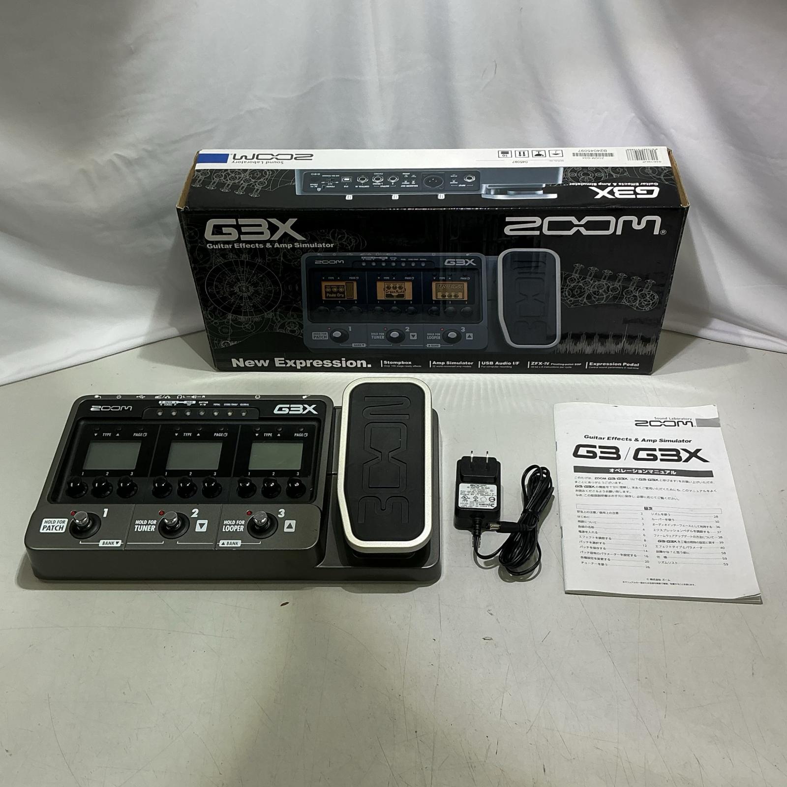 ZOOM マルチエフェクター オーディオかかわり合い G3X【中古】