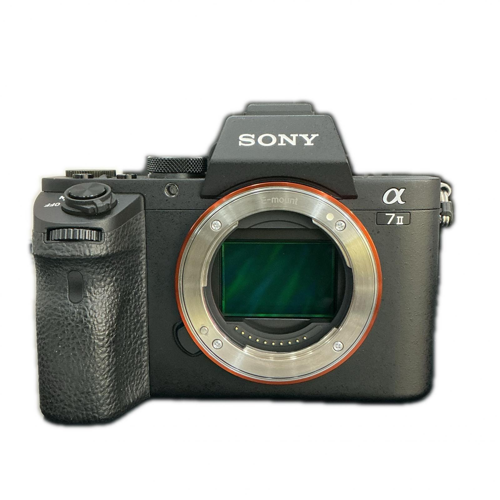 ソニー SONY デジタル一眼写真機 黒いこと α7 II【中古】