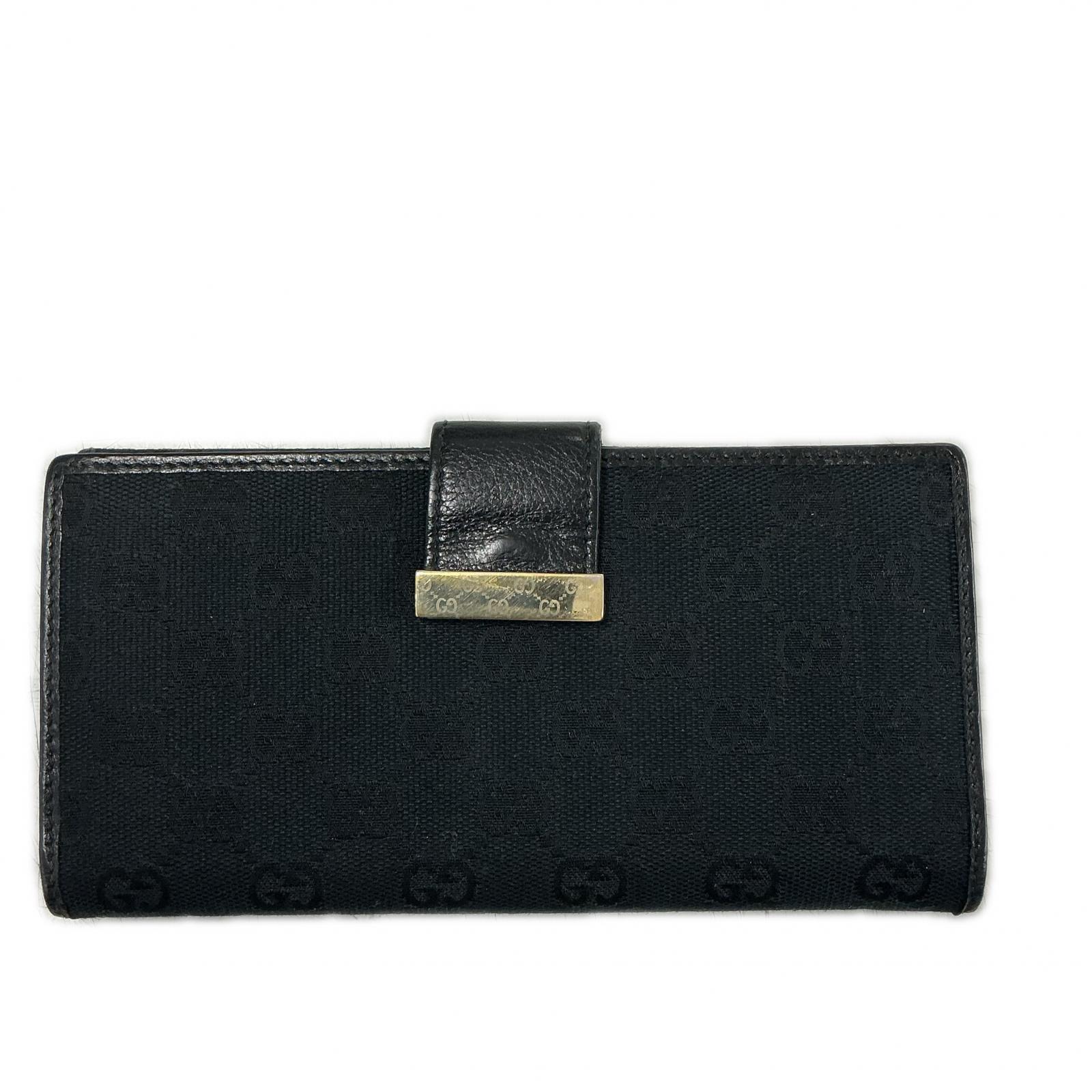 グッチ GUCCI 紙入れ 212089?0416 黒いこと【中古】