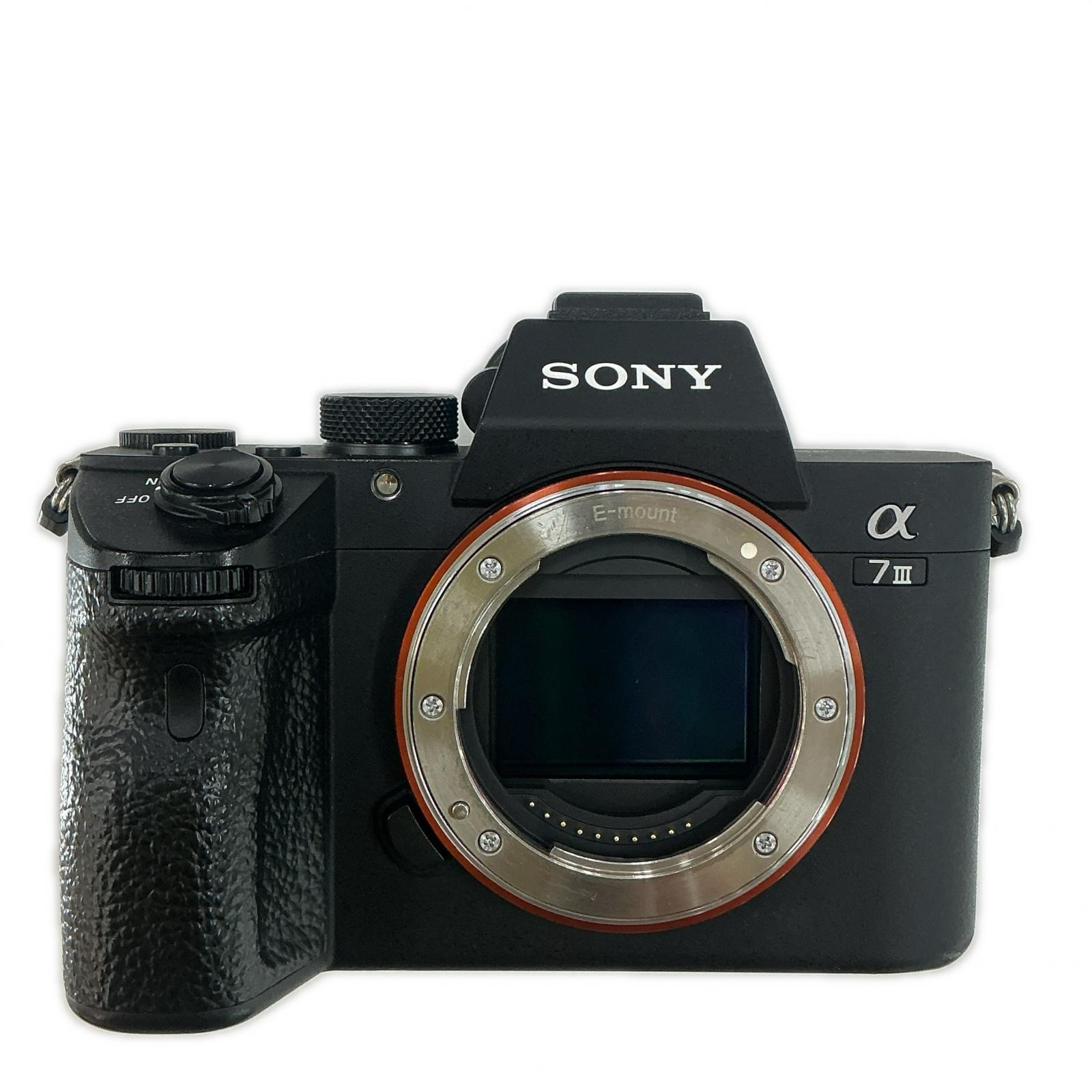 SONY SONY 銀鏡受け答え デジタル一眼写真機 α7 III 黒いこと【中古】