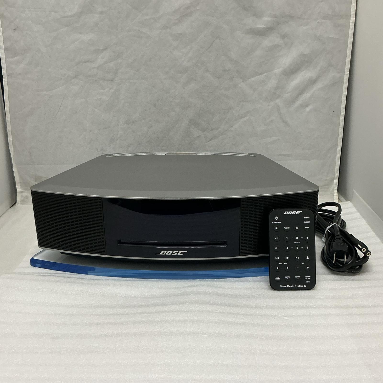 BOSE  CD電気蓄音機 WAVE music system IV プラチナムシルバー【中古】