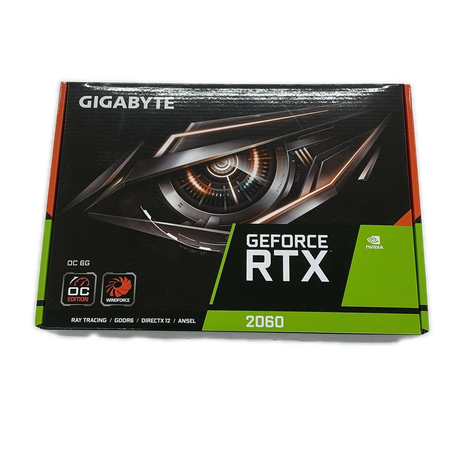 AORUS AORUS グラフィックゲーム盤 GV-N2060OC-6GD 黒いこと【中古】