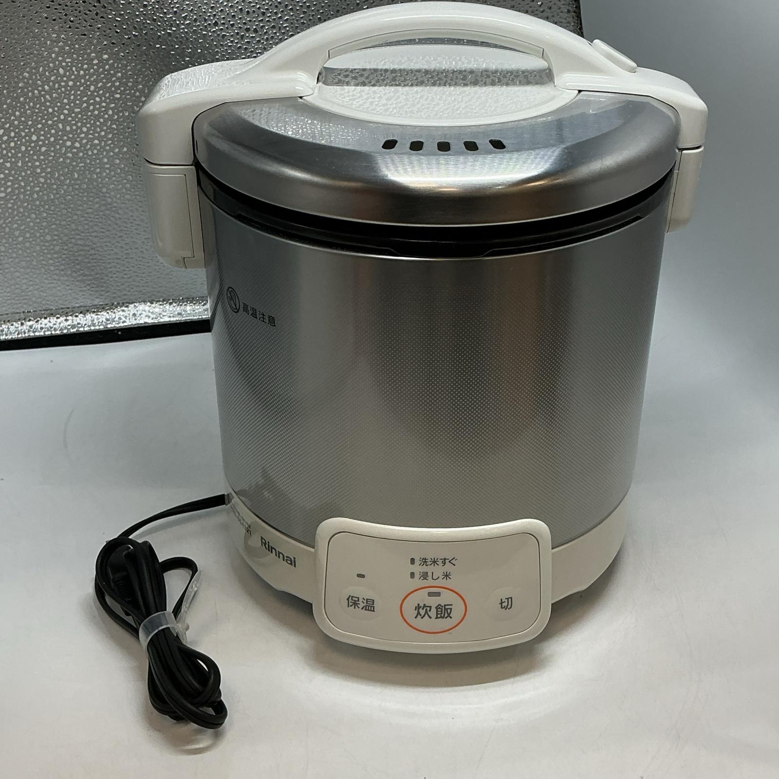Rinnai  炊飯器 RR-050VQ しろがね色【中古】
