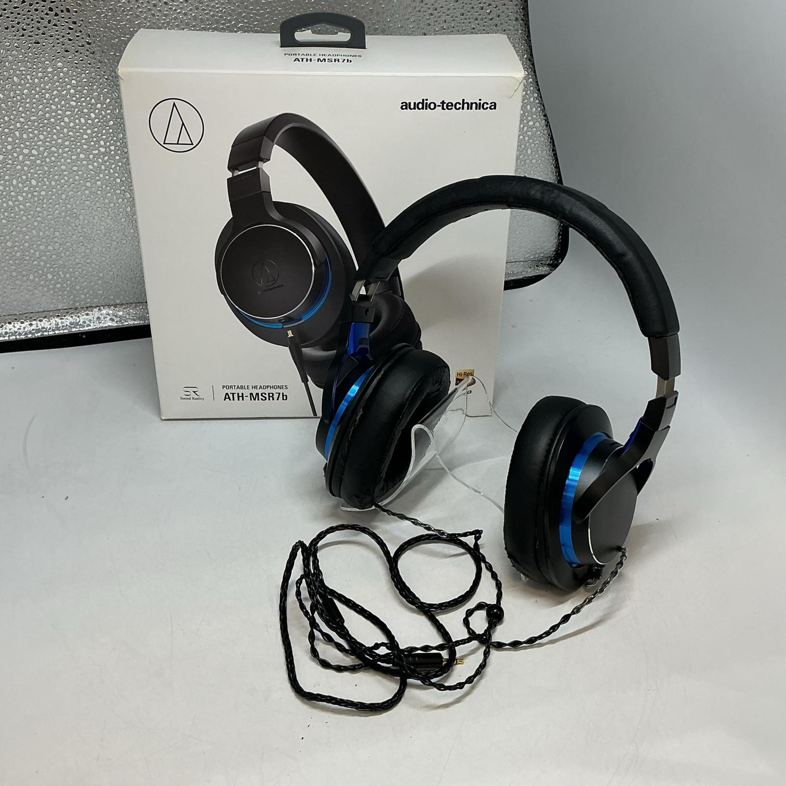 【ジャンク】オーディオテクニカ 受話器 ATH-MSR7B 黒いこと【中古】