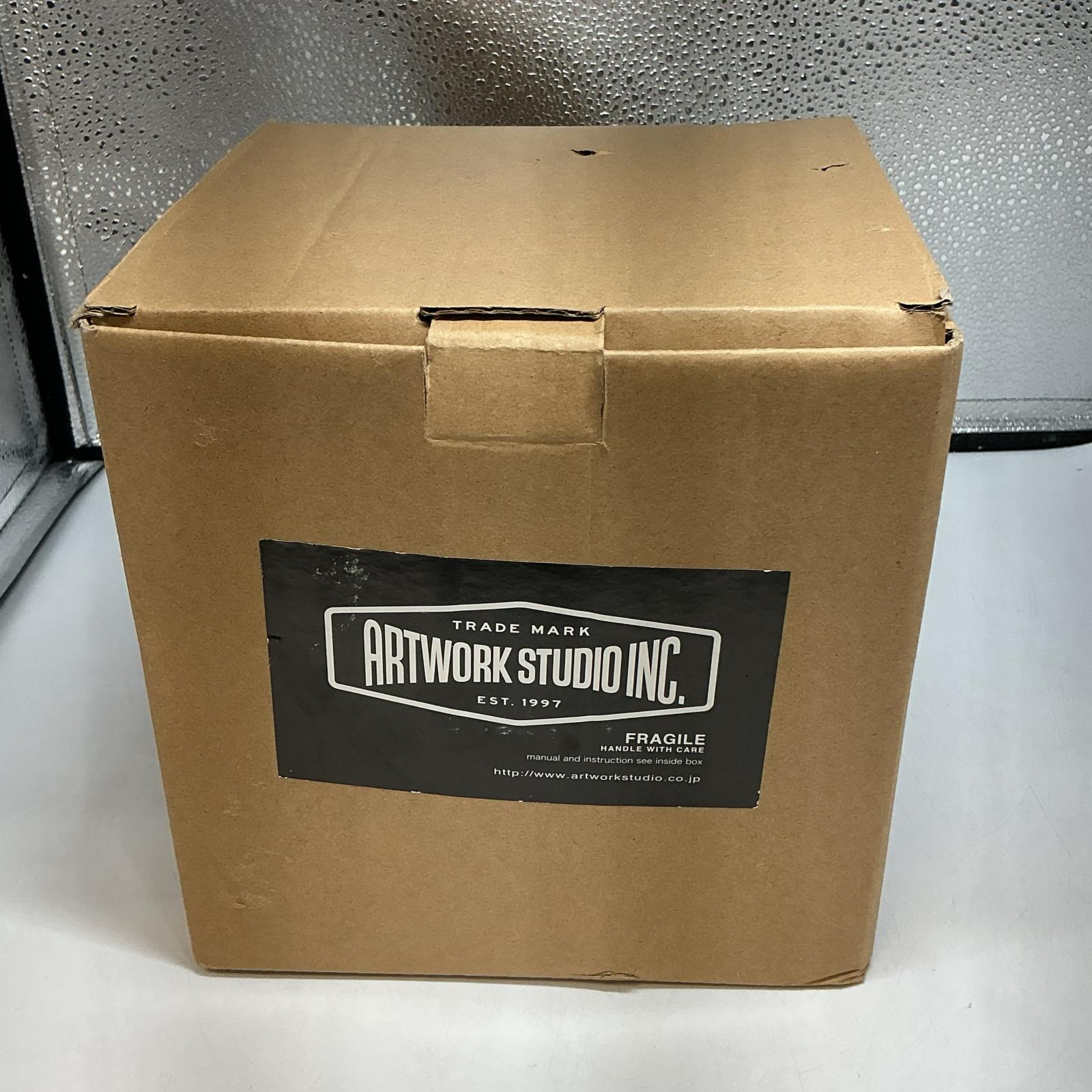 【新品負けず劣らず】アートワークスタジオ 勉強机照明ランプ AW-0300 薄墨色【中古】
