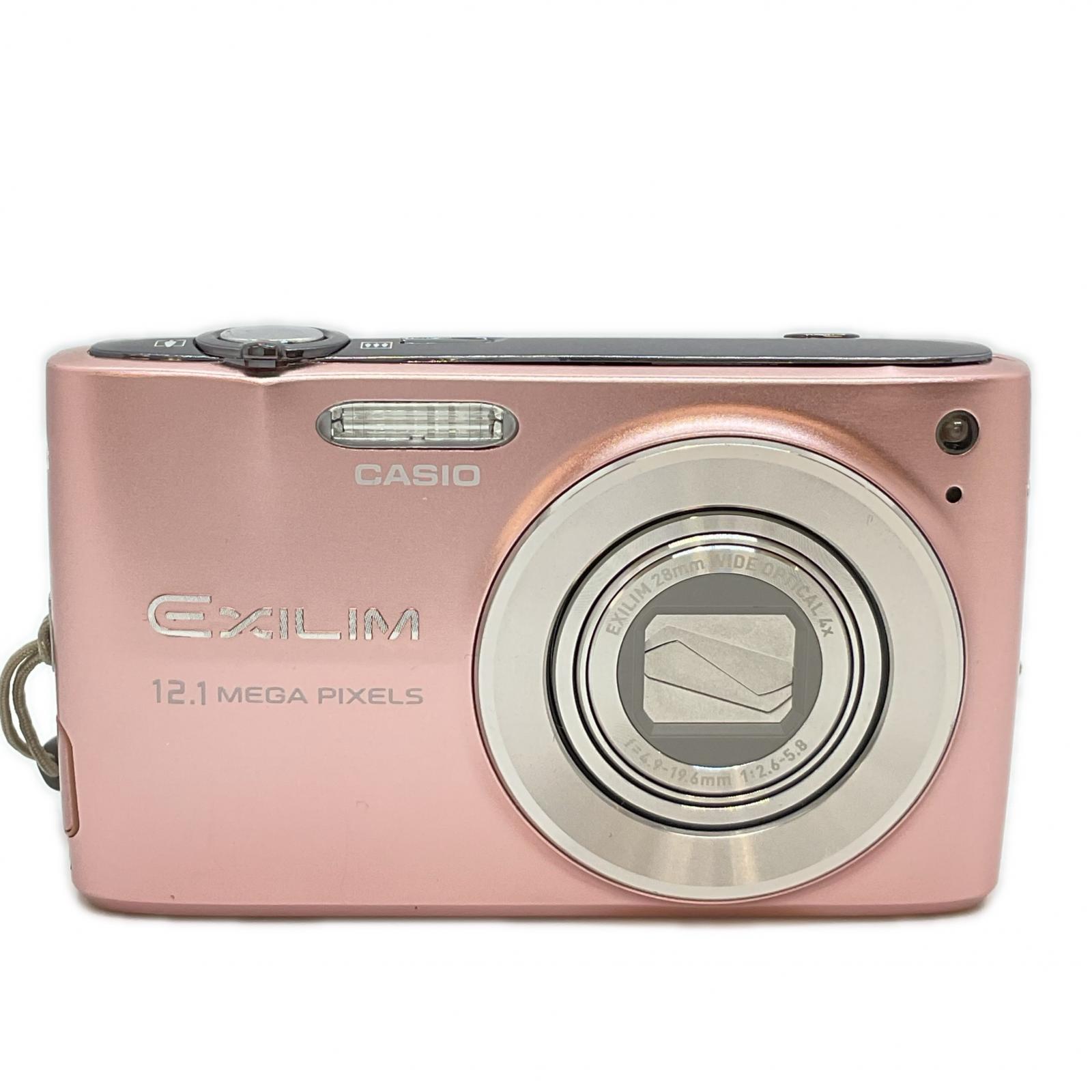 【難あり】カシオ CASIO デジタル写真機 EX-Z400 サクラ色【中古】