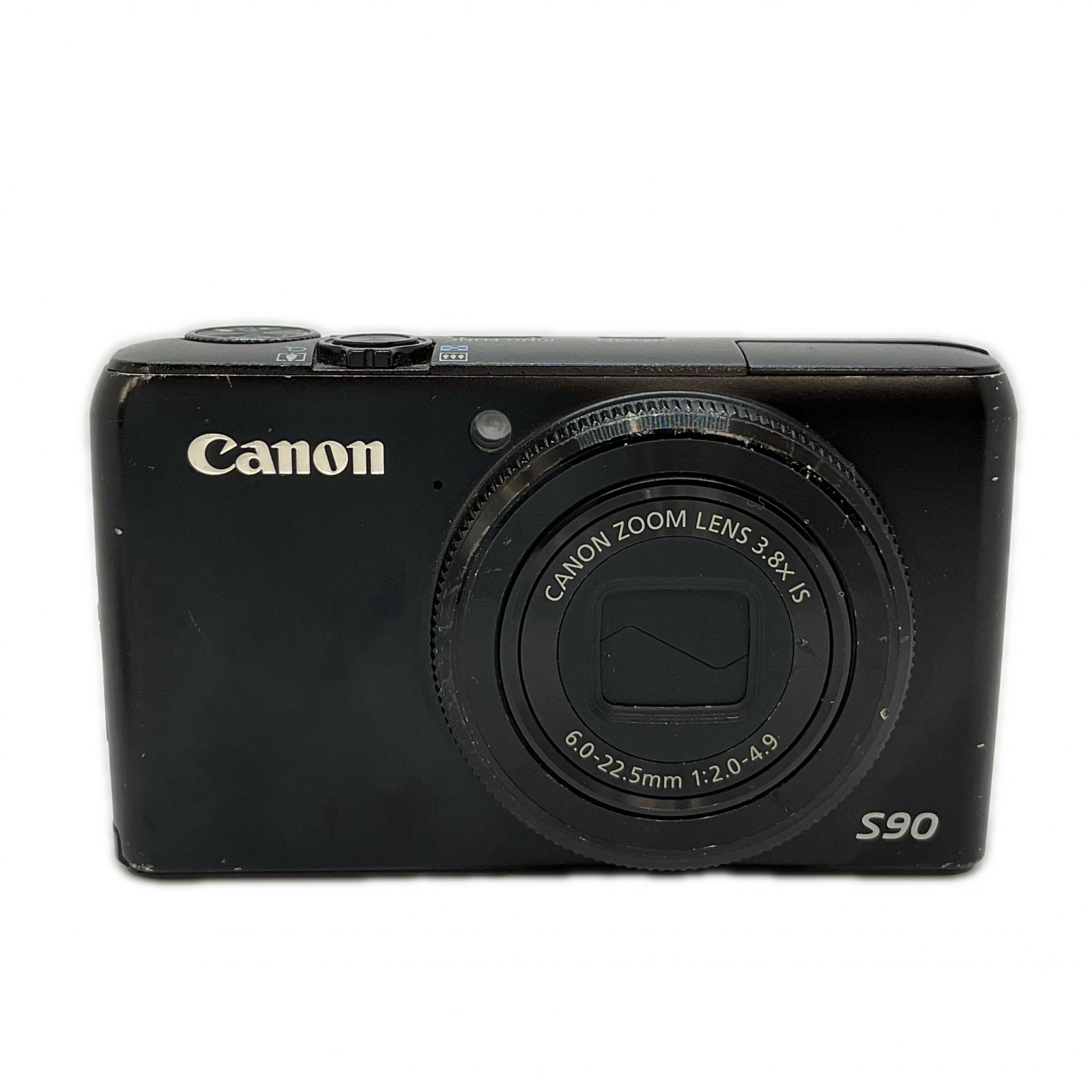 【難あり】Canon デジタル写真機 PowerShot S90 黒いこと【中古】
