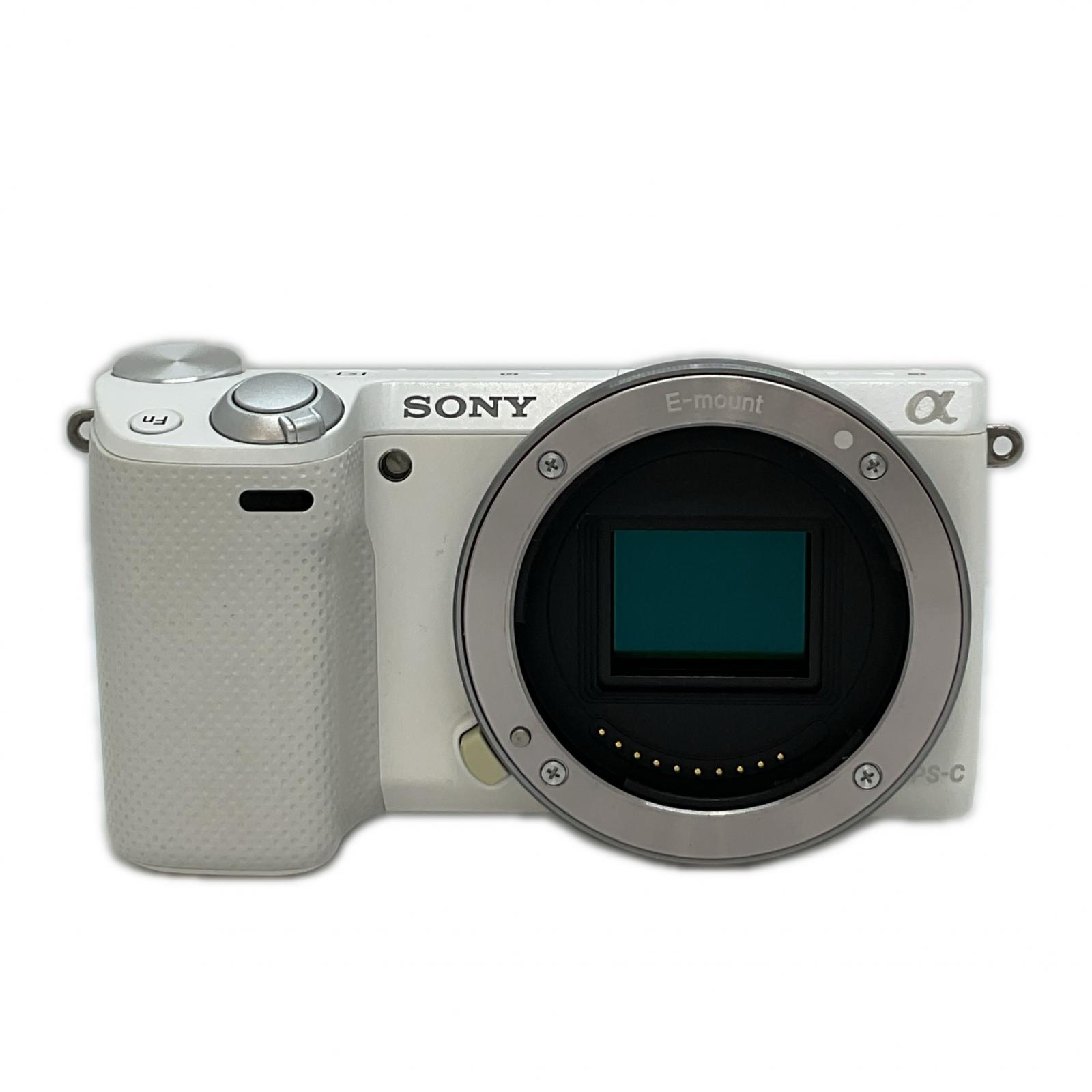 【難あり】ソニー SONY デジタル一眼写真機 NEX-5R 白いこと【中古】