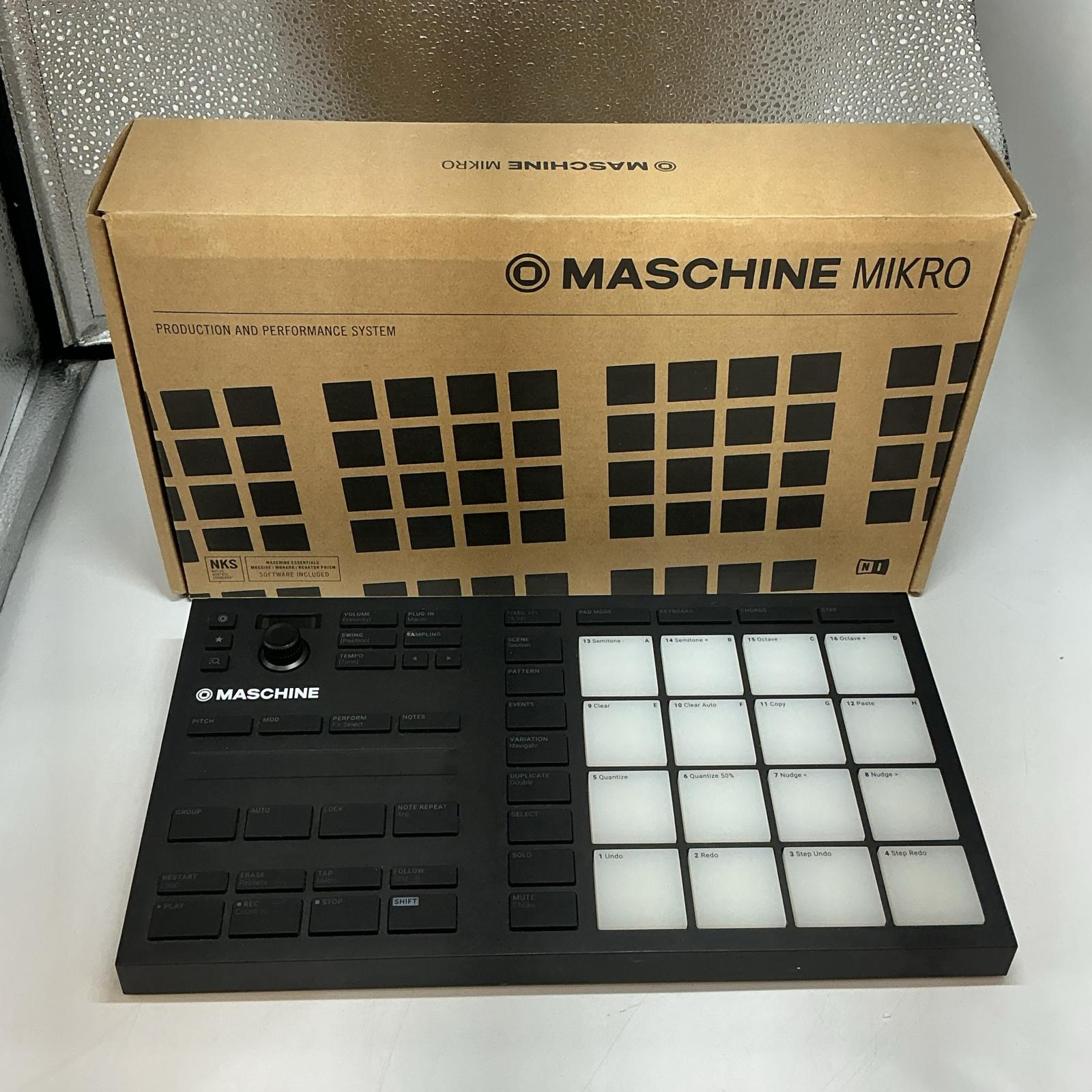 Native Instruments 快い音仕立て上げる取り合わせ MASCHINE MIKRO MK3 黒【中古】 TV・オーディオ・カメラ-オーディオ-その他