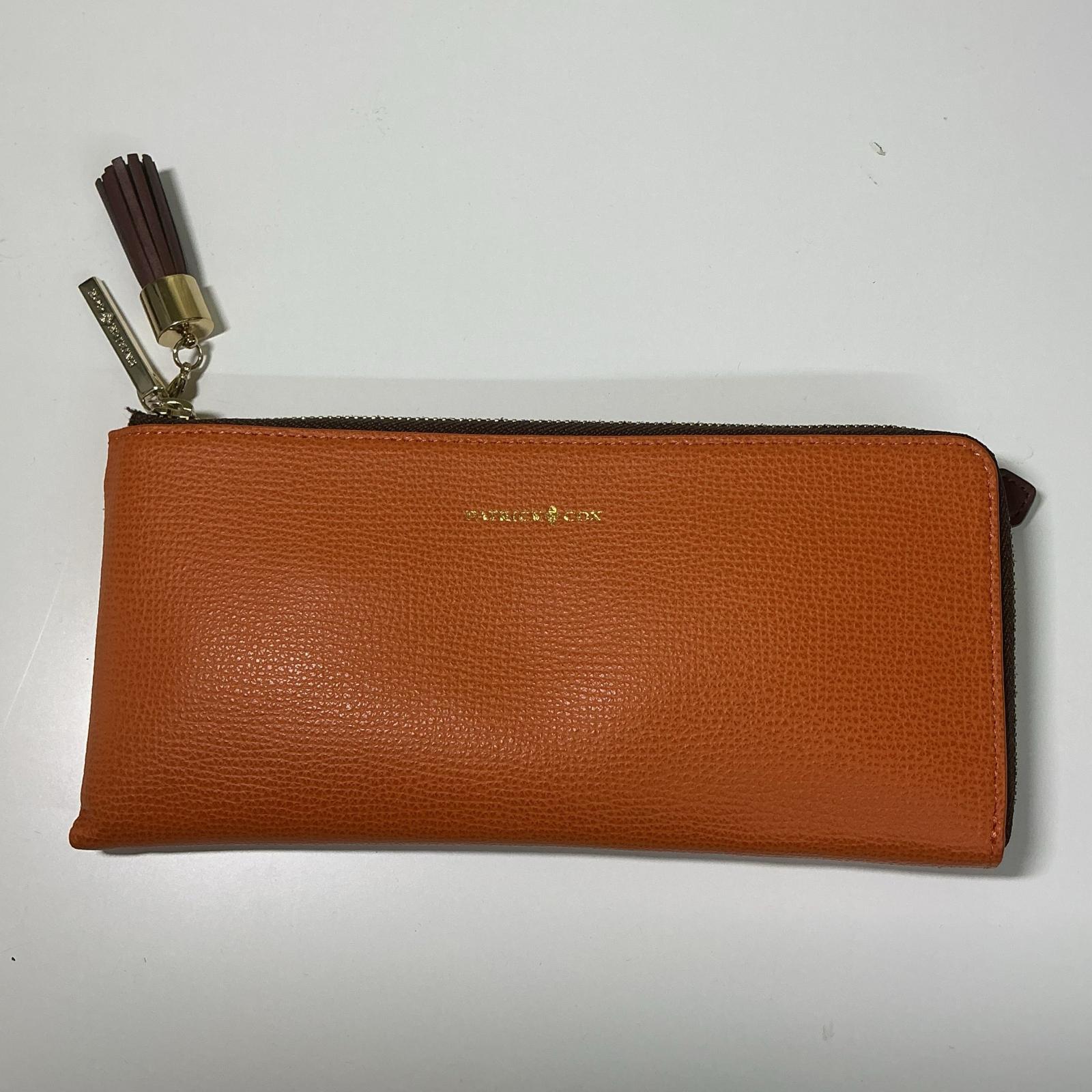 【全品ポイント10倍!要エントリー】【期間限定セール】PATRICK COX 財布 オレンジ【中古】|ワットマン店