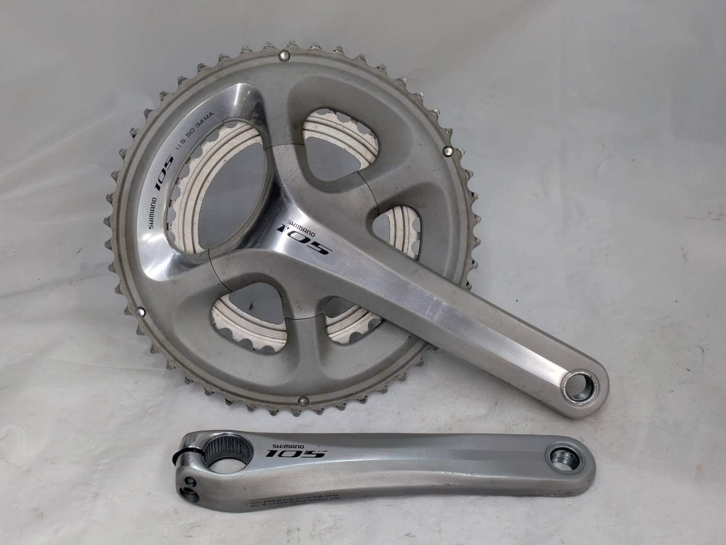 SHIMANO 105 スターター仕掛ける FC-5800 50/34T 172.5粍 【カウマン戸塚】【中古】