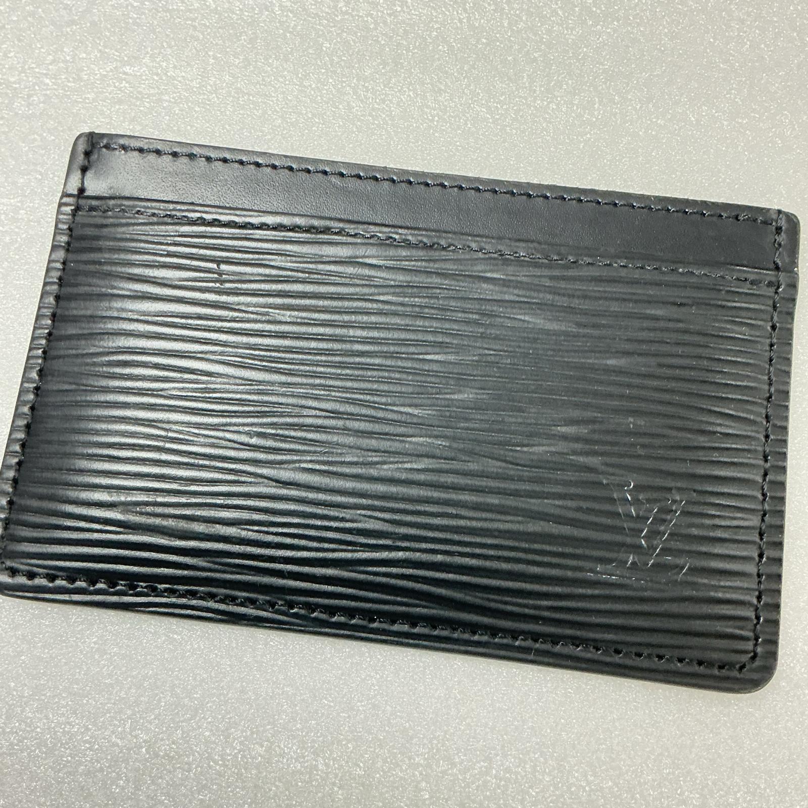 ルイ・ヴィトン LOUIS VUITTON オポルト ブーム サンスウィミングプール  歌留多入れもの ユニ一発やる M63521 エピ ノワール【中古】