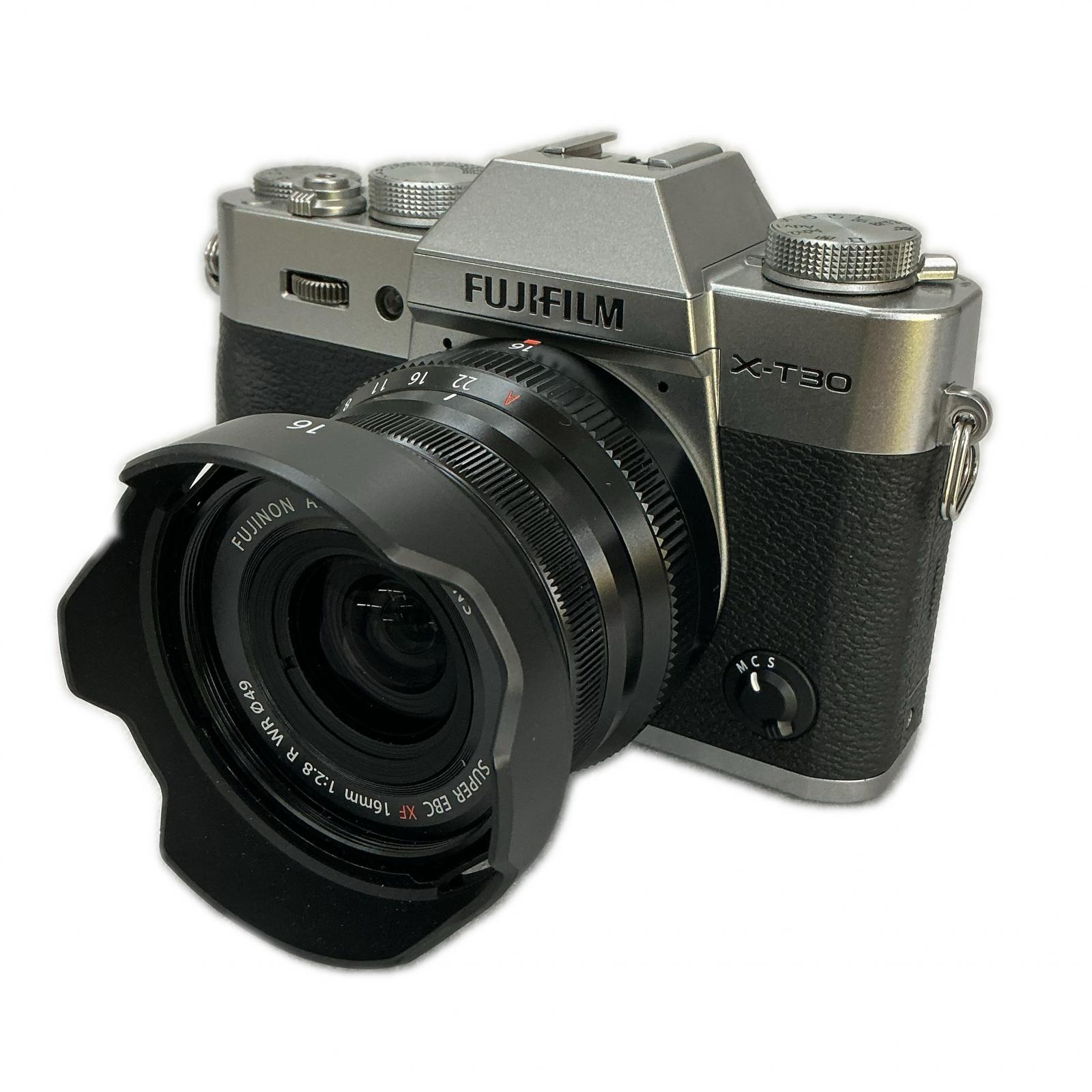Fujifilm Fujifilm デジタル一眼写真機 鏡鑑レスカメラ  Fujifilm X-T30 しろがね色【中古】