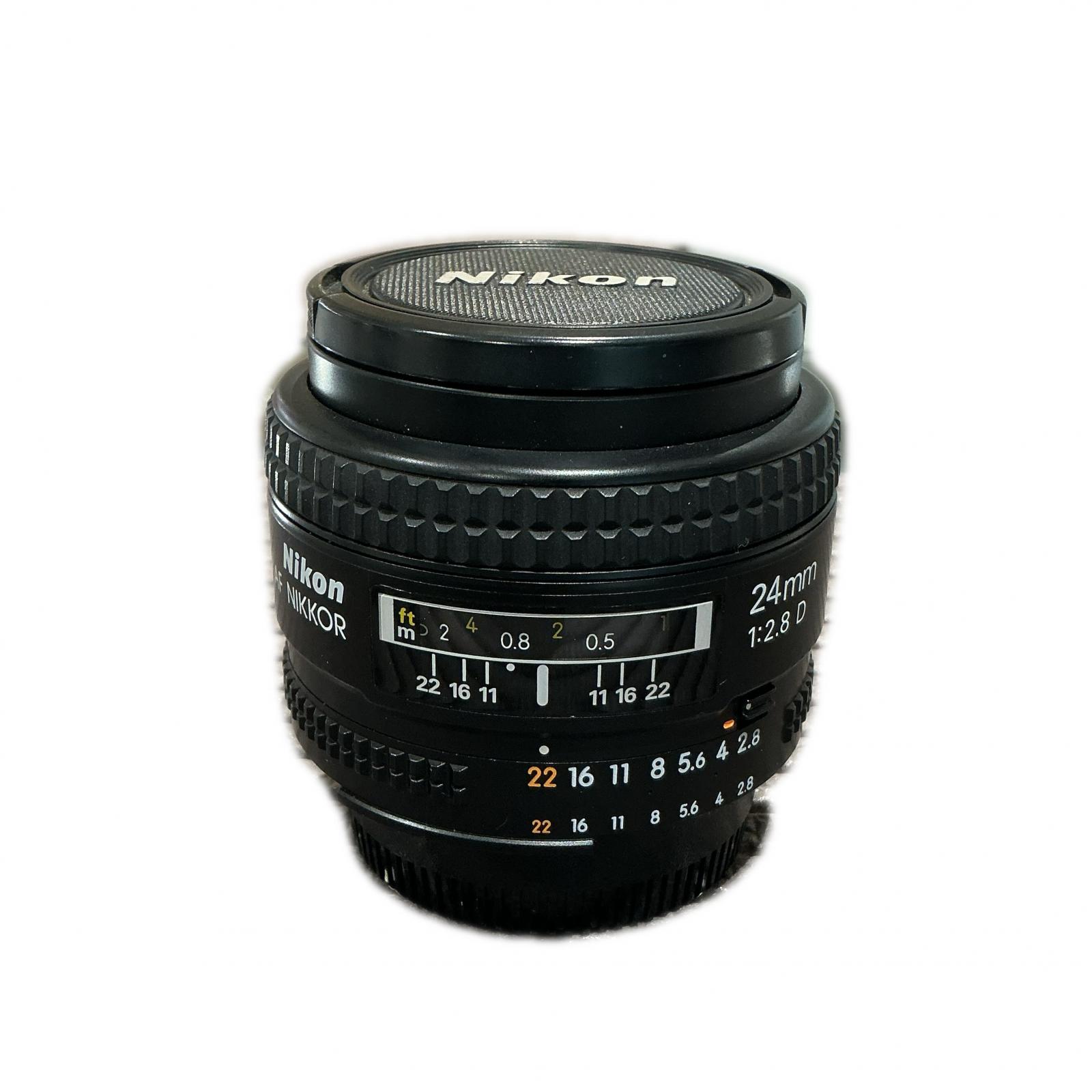 Nikkor Nikkor 取り替えっこ水晶体 Nikon 人工知能学 AF Nikkor 24粍 F2.8D【中古】