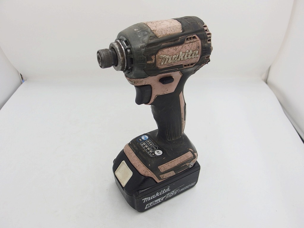マキタ makita ジャンク 18V インパクトドライバ TD171D サクラ色 【中古】