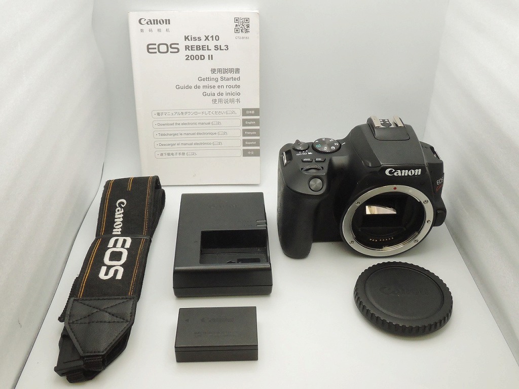 キヤノン Canon デジタル一眼二眼レフ写真機 上半身 APS-C EOS Kiss X10 【中古】