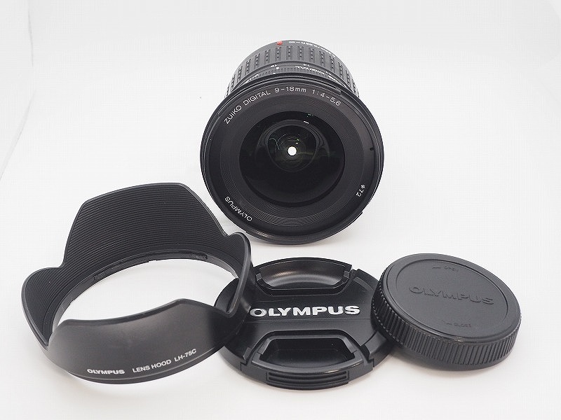 オリンパス OLYMPUS フォーサーズマウント 水晶体 ZUIKO DIGITAL ED 9-18粍 Ｆ４.0-5.6 【中古】