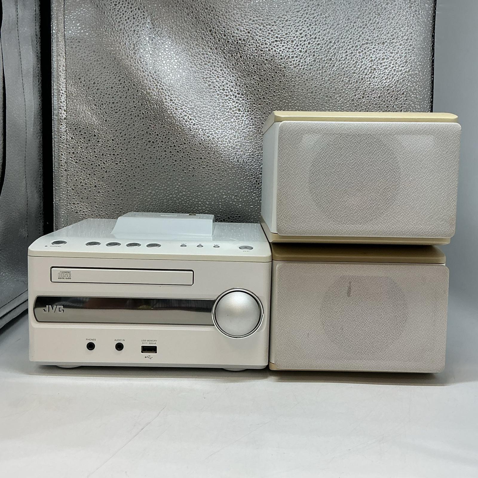 JVC CDステレオ CA-EXS1-M 白いこと【中古】