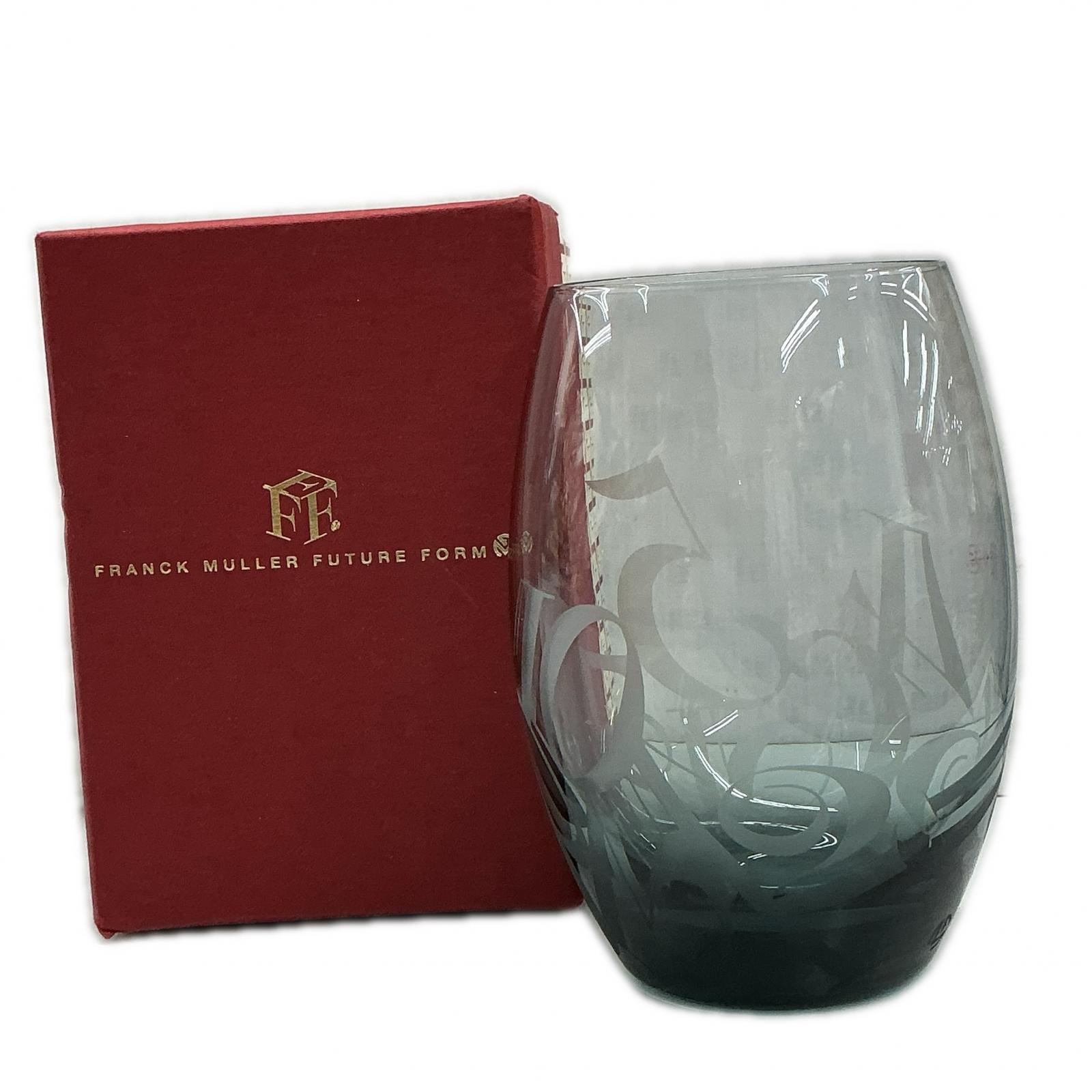 真っ正直レギオモンタヌス FRANCK MULLER ユニ一発やる 食器 硝子 薄墨色【中古】