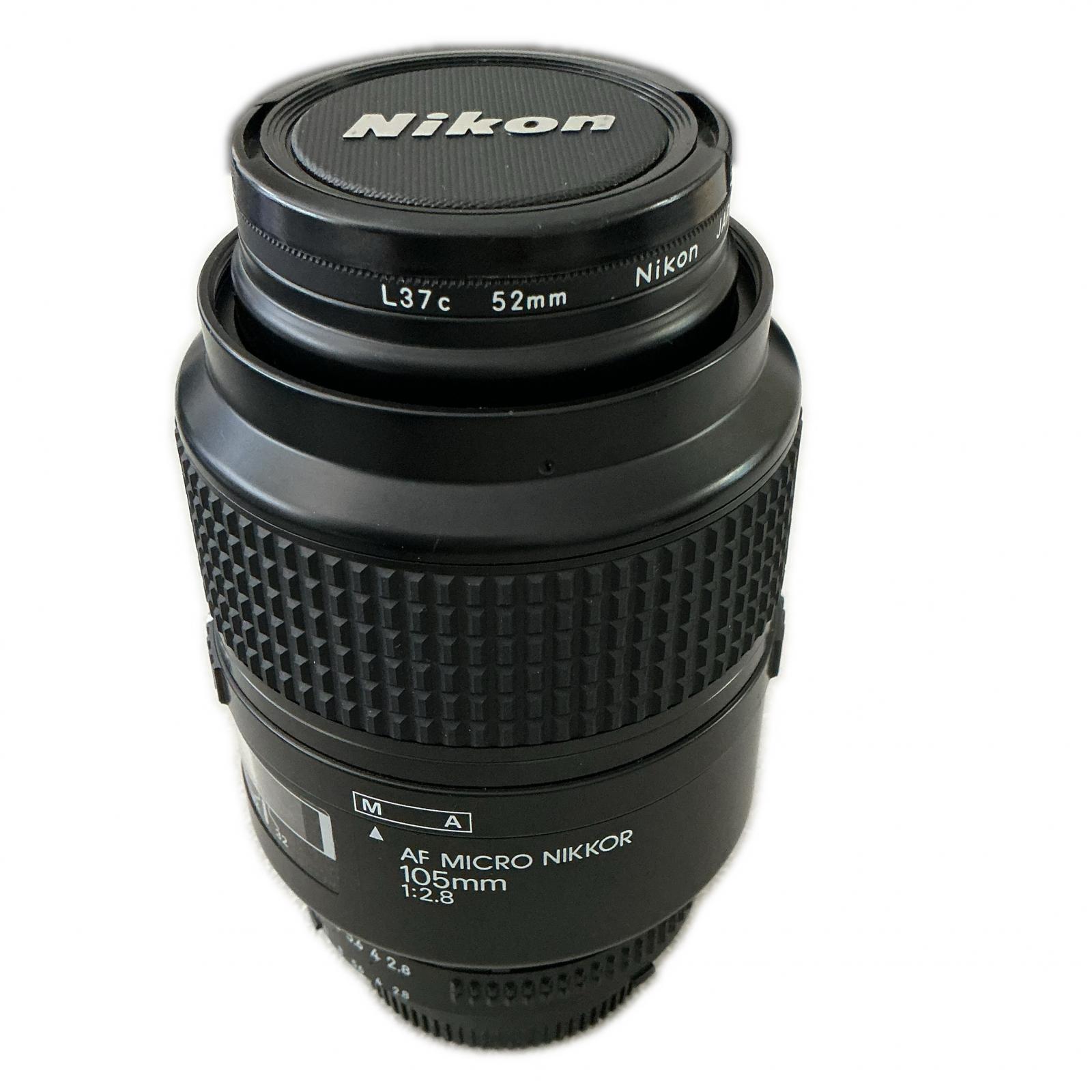 Niko取り替えっこ水晶体 AF MICRO NIKKOR 105粍 f/2.8 黒いこと【中古】