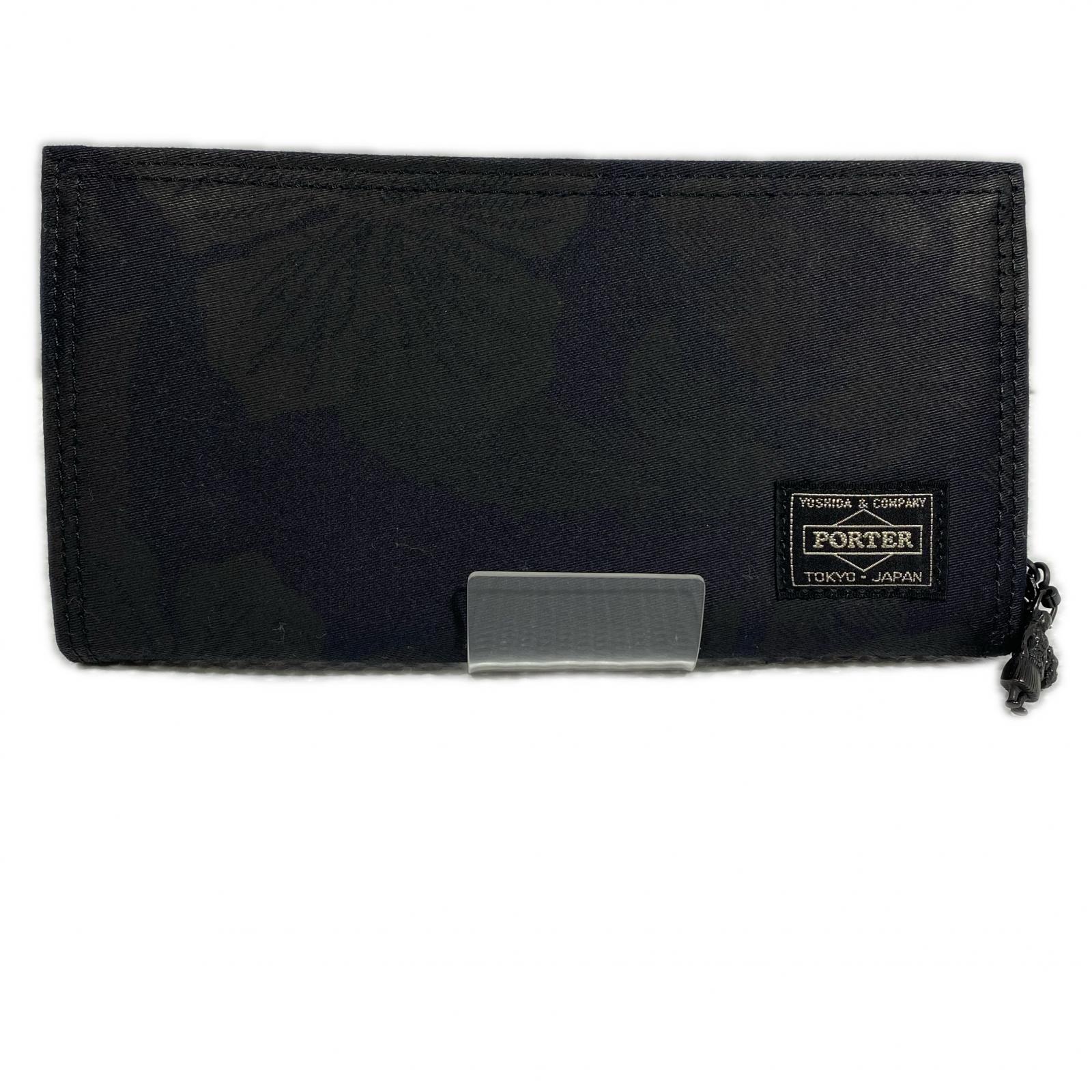 ボーイ PORTER ラウンドジップ長紙入れ メンズ 黒いこと【中古】