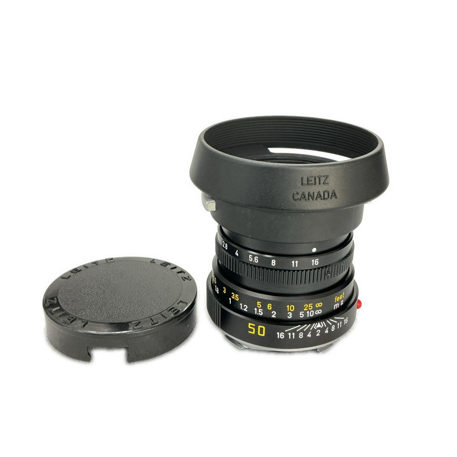 【全品ポイント10倍!要エントリー】【期間限定セール】Leica Leica Leitz Summicron-M 1:2/50 ブラック【中古】|ワットマン店