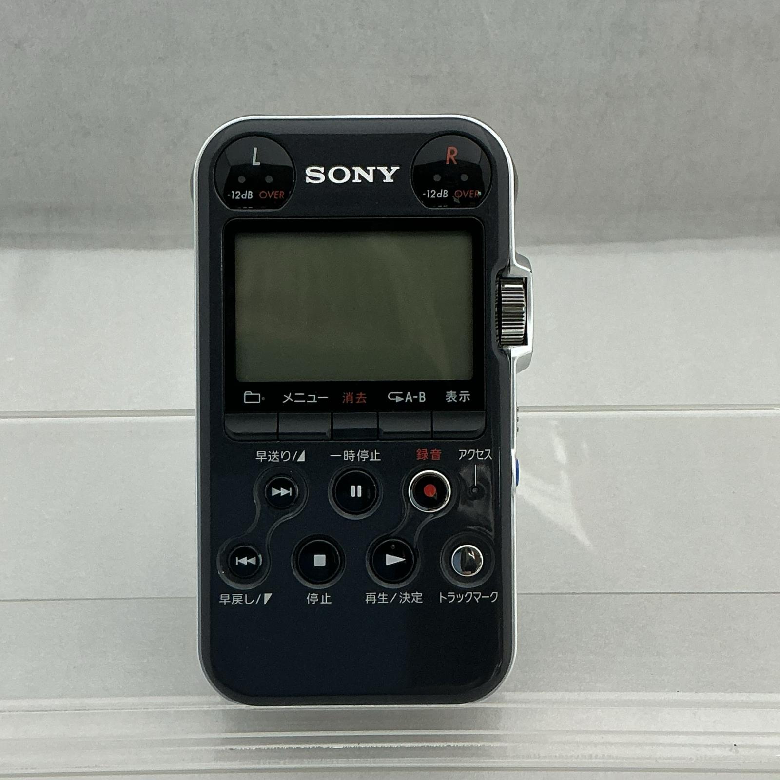 SONY 集積回路リコーダー ／ボイスレコーダー  PCM-M10 黒いこと【中古】