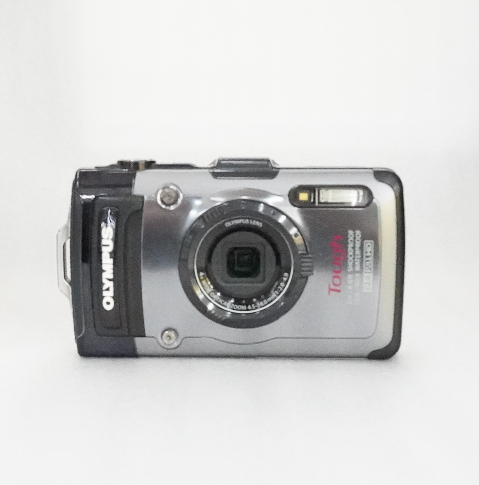 デジタル写真機 OLYMPUS TG-1 しろがね色【中古】